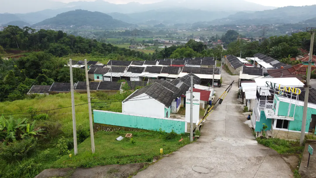 Foto udara perumahan GSS III